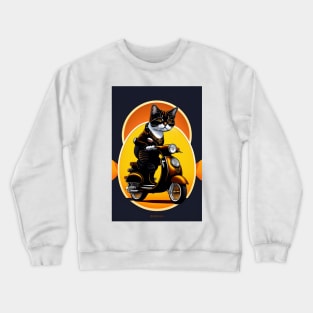 Felix the Cat with sunglasses Crewneck Sweatshirt